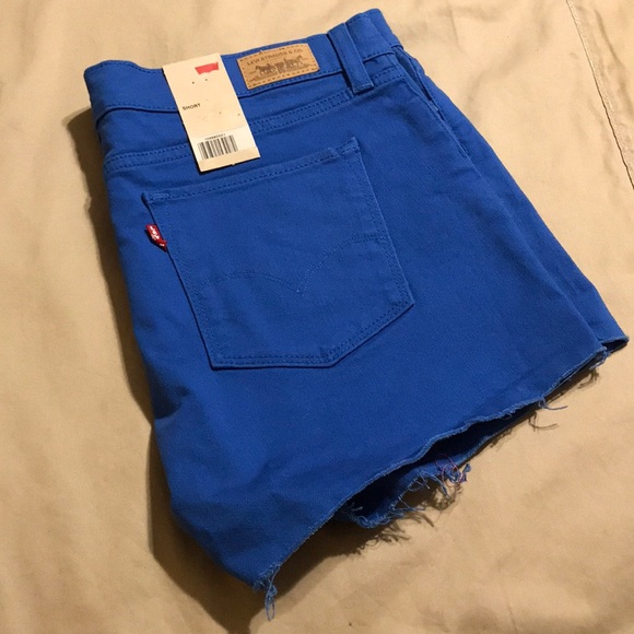 Levi's Pants - Cobalt blue Levi’s shorts